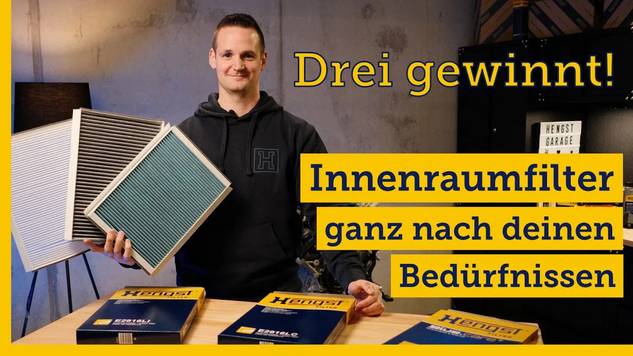 Die Hengst Innenraumfilter: Vom Pollenfilter bis zum biofunktionalen Filter