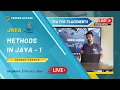 Java Live Session 14 Methods In Java Part 1 DSA Placement Series Coders Arcade