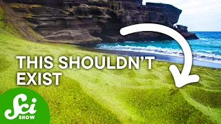 This Green Beach Shouldn't Exist