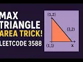 Leetcode 3588 Find Maximum Area of a Triangle Java Intuition Dry Run Biweekly Contest 159