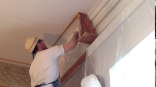 New plaster moulding
