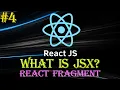 React Tutorial What is JSX React Fragment Beginner to Advance Series