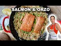 One Pan Lemon Orzo Salmon Orzo