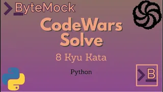 Level 8 Beginner Kata CodeWars Solve