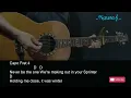 Olivia O'Brien - Never Be The One Guitar Chords Lyrics