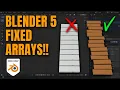 Blender 5 s NEW Array Modifier Create Random Circle Arrays