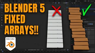 Blender 5 s NEW Array Modifier Create Random Circle Arrays
