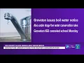 Groveton under stage five water conservation