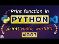 How to Use print in Python - Output to the Screen Learn PYTHON from Scratch
