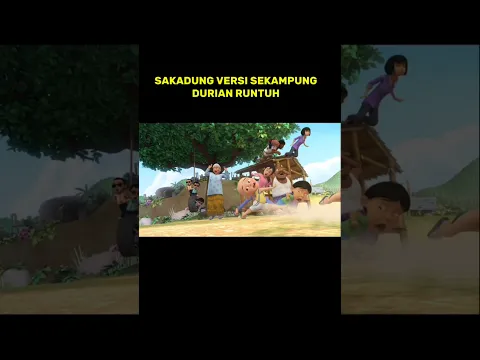 SAKADUNG VERSI SEKAMPUNG DURIAN RUNTUH🤣 #upinipin #cikgubesar #durianruntuh #meme #funny #shorts