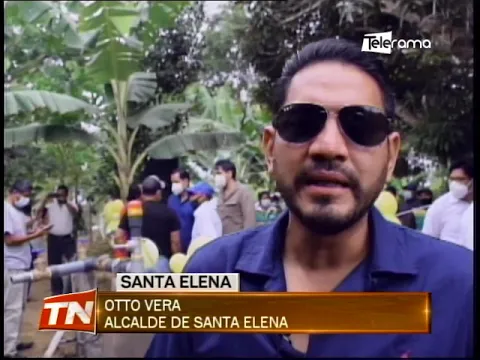 Habitantes de Santa Elena serán beneficiados con proyectos de agua potable
