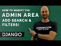 How To Modify The Django Admin Area - Django Wednesdays