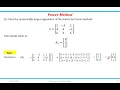 Numerical Method Eigen Value and vector calculation by Power Method