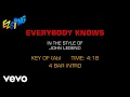 Download Lagu John Legend - Everybody Knows (Karaoke)