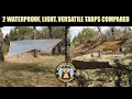 2 Ten-foot Tarp Tents Compared - Araer vs Free Soldier