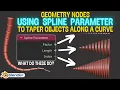 Geometry Nodes - Using the Spline Parameter Node