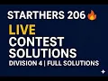 CodeChef Starters 206 Live Rated Contest 5 Full Explanation Live Solutions Tech - live