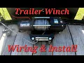 How to mount a winch NEW Traveller and toolbox on my Big Tex 20 foot Trailer