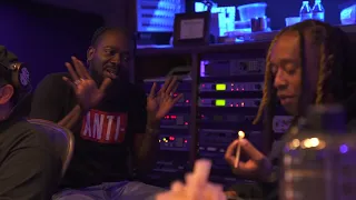 adekunle gold u0026 ty dolla ign recording one woman in los angeles