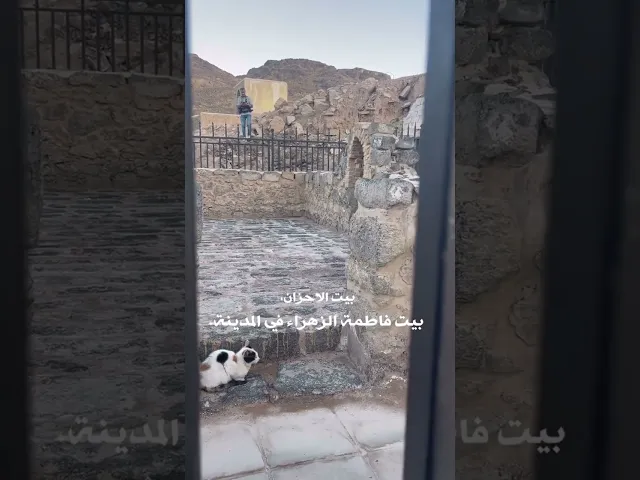 ⁣بيت الاحزان ( مكان بكاء فاطمة حين ظلمها القوم)