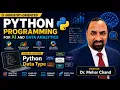Lecture-2 Python Data Types Python Data Science AI ML DL MTTF
