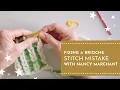 Fixing a Brioche Stitch Mistake with Nancy Marchant Knit Stars