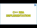 C RSA Implementation