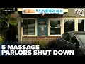 Bothell police investigate downtown massage parlors five businesses shut down