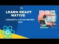 Horizontal FlatList and Grid view in react native