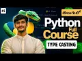 Python Full Course in Telugu Type Casting in Python 5