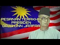 Lagu Pesanan Terakhir Presiden Dato Onn Jaafar
