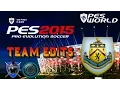 PES 2015 Kit Editing - Burnley step by step guide on PS4