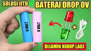 BATERAI DROP 0V INI SOLUSINYA ! Cara Buat Cas Baterai Lithium 3.7 Volt Otomatis Penuh