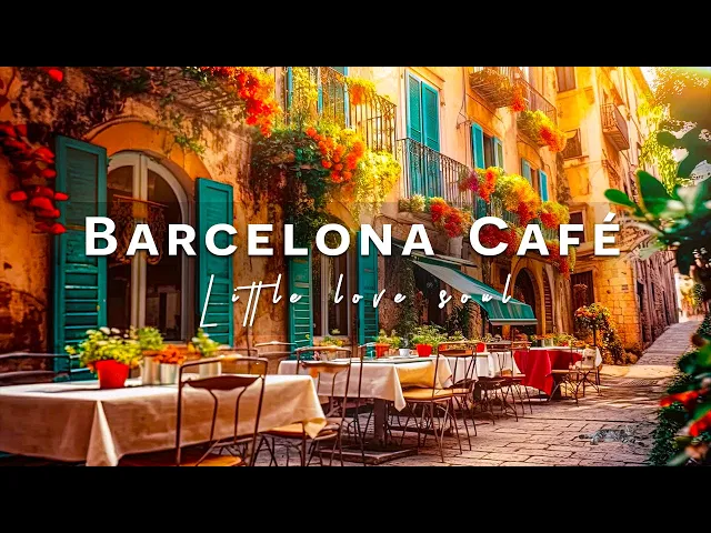 Download MP3 Barcelona Cafe Shop Ambience | Autumn Bossa Nova Cafe Morning Music for Wake Up and Be Happy