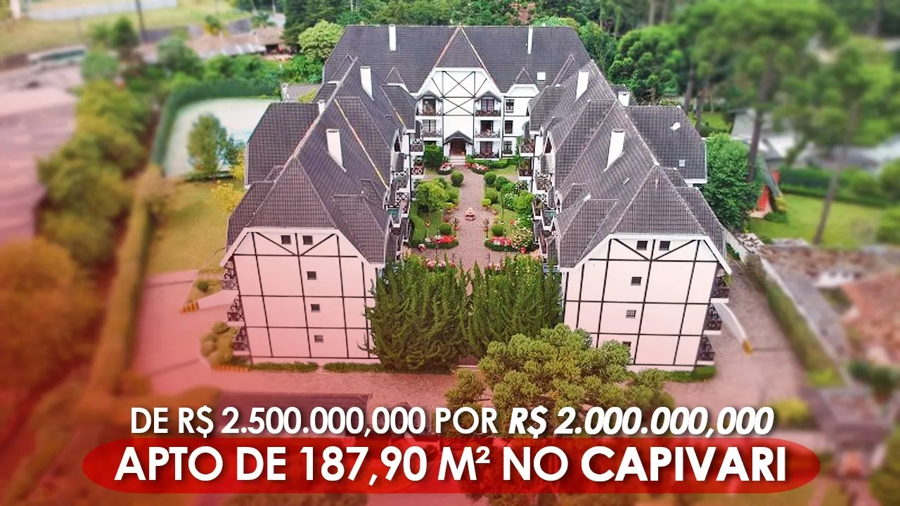 Video do Imóvel: Apartamento térreo com 04 dormitórios, há menos de 500 metros do Capivari.