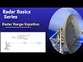 Radar Range Equation Explained Simple Derivation Easy Examples