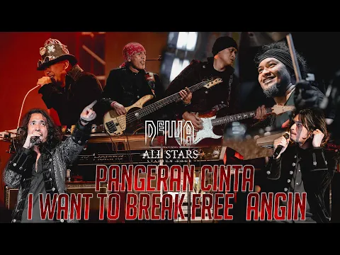 Download MP3 Pangeran Cinta, I Want To Break Free, Angin - Dewa19 Ft Virzha & Ello [Stadium Tour 2023]