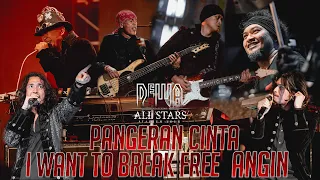 Download Pangeran Cinta, I Want To Break Free, Angin - Dewa19 Ft Virzha \u0026 Ello [Stadium Tour 2023] MP3