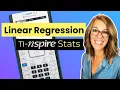 Master Linear Regression on TI NSpire CX II in less than 5 Minutes