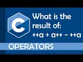 How to evaluate multiple increments in the same line a a - a