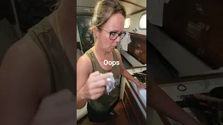 OOPS! Cocktail making takes a skill beyond my level apparently. #sailboat #sailing #cocktails