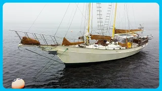This 62′ STEEL Schooner Will SHOCK You [Full Tour] Learning the Lines