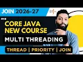 Java Multithreading in Hindi Thread vs Process Thread Creation Core Java