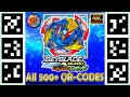 All 500 Qr-Codes Beyblades Quaddrive 500 Qr-Codes Quaddrive - Beyblade Burst