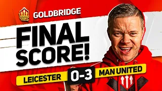 BRUNO WORLD CLASS! MAN UNITED 3-0 LEICESTER GOLDBRIDGE MATCH REACTION