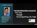 Lesson 8 Python For Loop