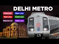 Delhi Metro All Lines 2026 Operational Under Construction and Upcoming Expansions