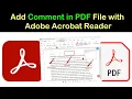 How to Add Comment in PDF File with Adobe Acrobat Reader