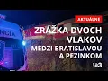 Aktuálne: Medzi Bratislavou a Pezinkom sa zrazila súprava s vlakom