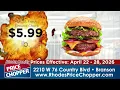 Weekly Ad April 22 - 28 Rhodes Family Price Chopper Branson MO